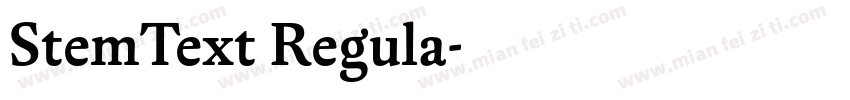StemText Regula字体转换